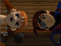 une photo d'Ã©cran de Skies of Arcadia Legends sur Nintendo Gamecube